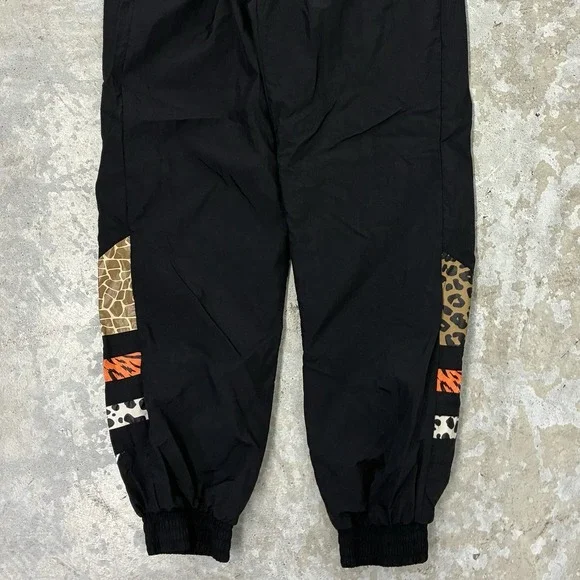 Adidas Atmos ATM Leopard Print Logo Track Pants Men's Small Black Trefoil GT7294 - Picture 7 of 16